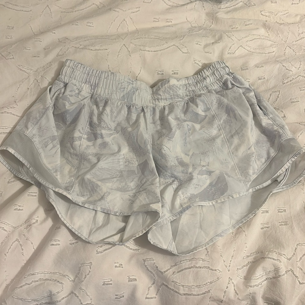 lululemon athletica Light Gray Running Shorts